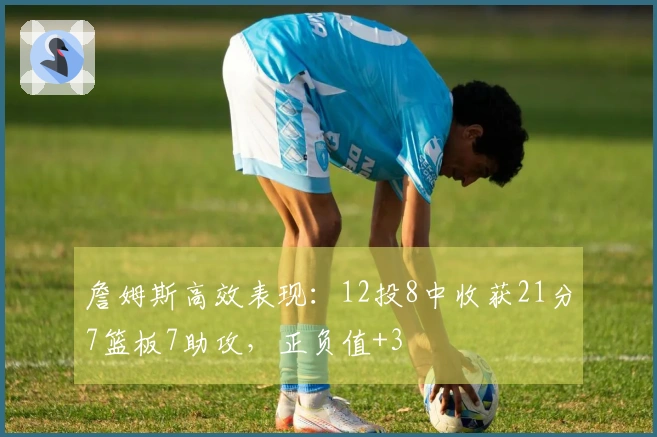 詹姆斯高效表现：12投8中收获21分7篮板7助攻，正负值+3